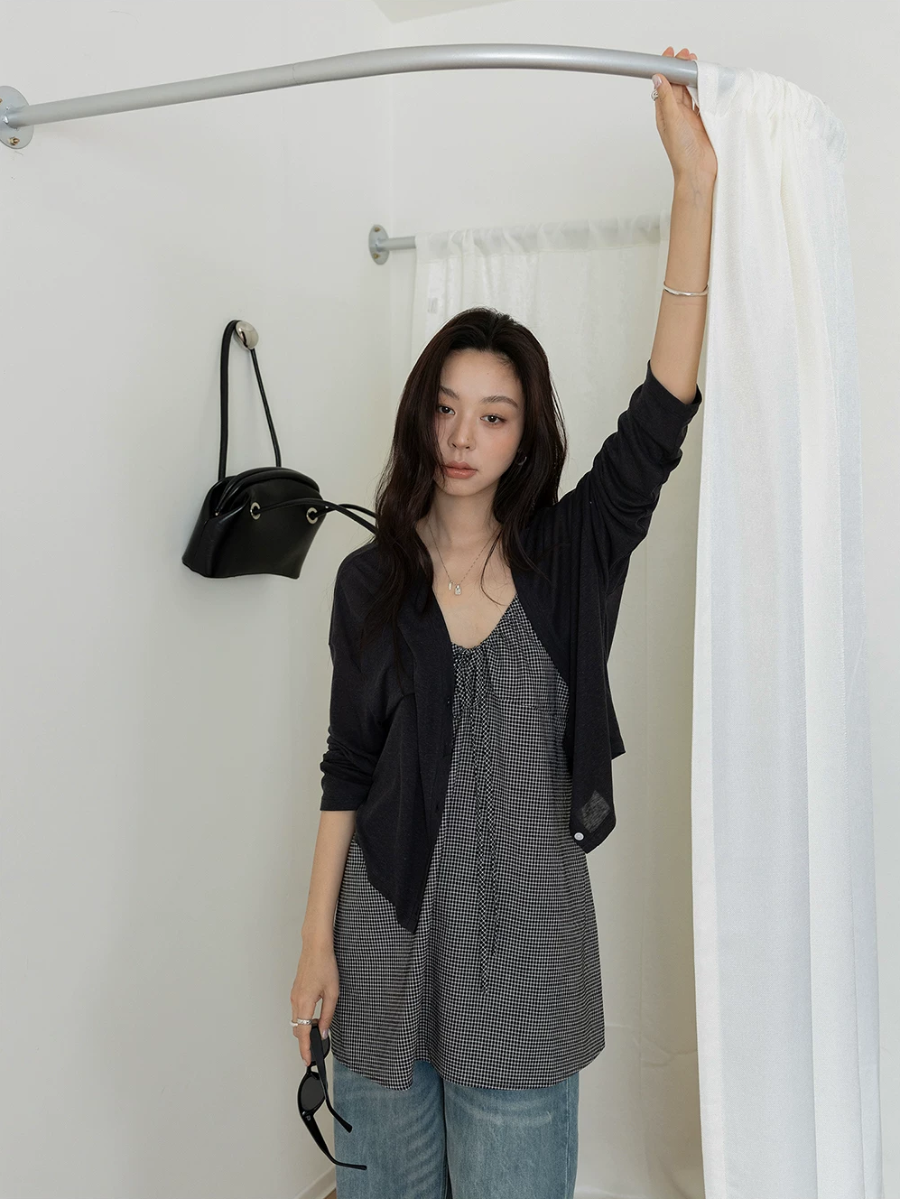 Lightweight V-Neck Knit Cardigan
